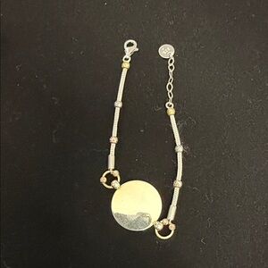 Elegant Gold and Silver Bracelet Silver 925